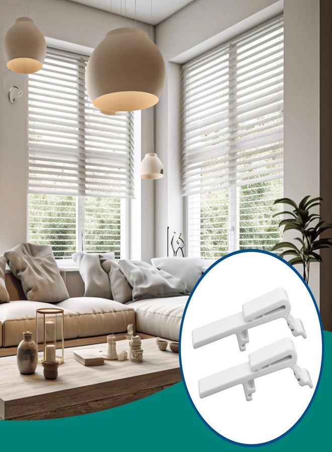 Surf turtle Blind Valance Clips 8PCS Blind Dust Cover Valance Clip,Vertical Curtain Clip Retainer Bracket for 1-1/2 Inch 1-9/16 Inch Rail Across The Top - Image 5